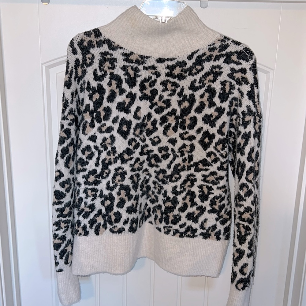 Loft leopard sweater